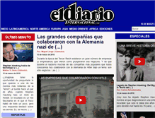 Tablet Screenshot of eldiariointernacional.com